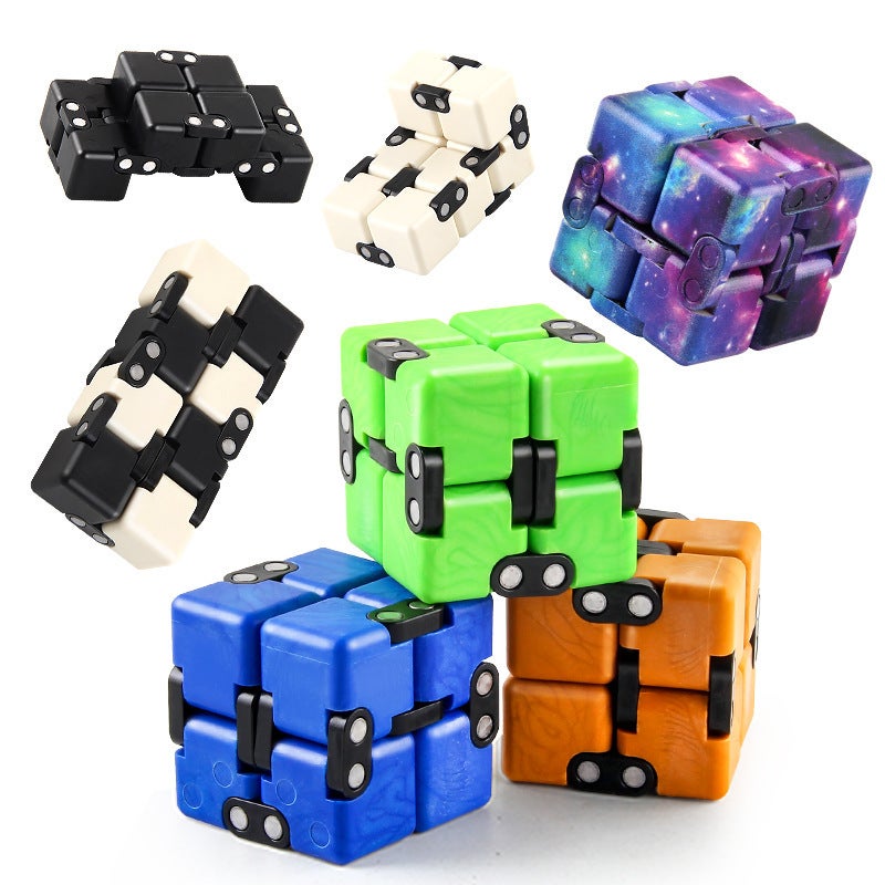 Second-Order Infinite Folding Rubik'S Cube Decompression Vent Toy Infinite Flip Pocket Rubik'S Cube Finger Cube - Image 3