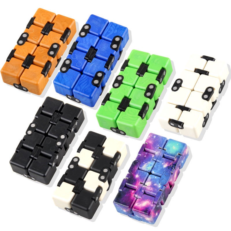 Second-Order Infinite Folding Rubik'S Cube Decompression Vent Toy Infinite Flip Pocket Rubik'S Cube Finger Cube - Image 2