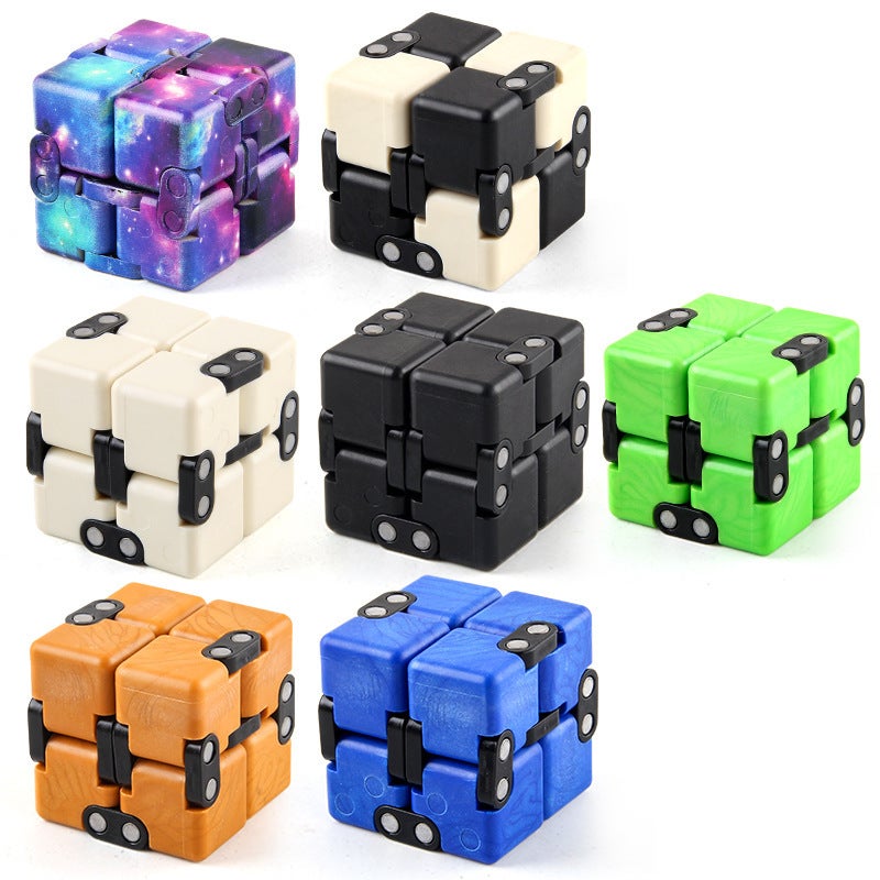 Second-Order Infinite Folding Rubik'S Cube Decompression Vent Toy Infinite Flip Pocket Rubik'S Cube Finger Cube - Image 5
