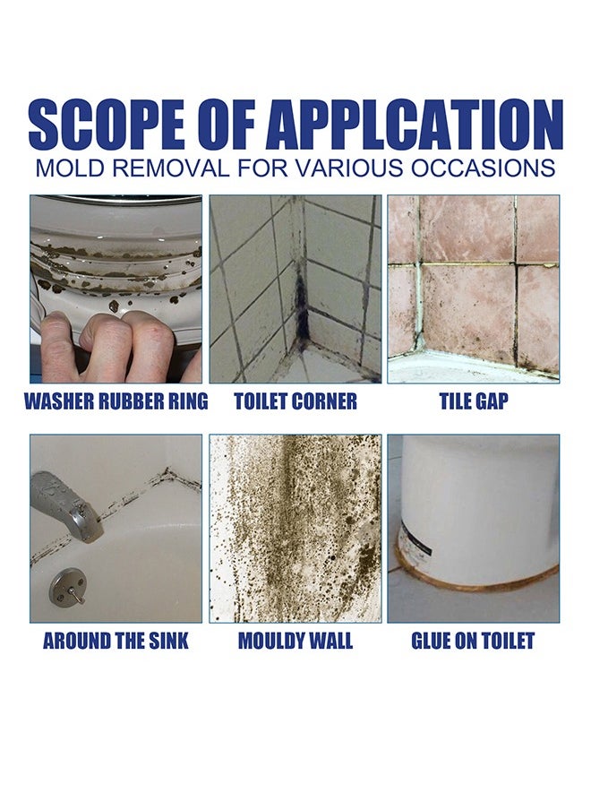 Jue-Fish Mildew Remover For Cleaning Bathroom Tiles, Walls, Ceilings, Mildew Spots, Multi-Functional Mildew Removal Spray