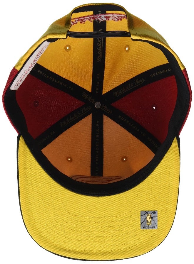 Mitchell & Ness NBA® On The Block Snapback HWC Hawks Gold/Black One Size - Image 2