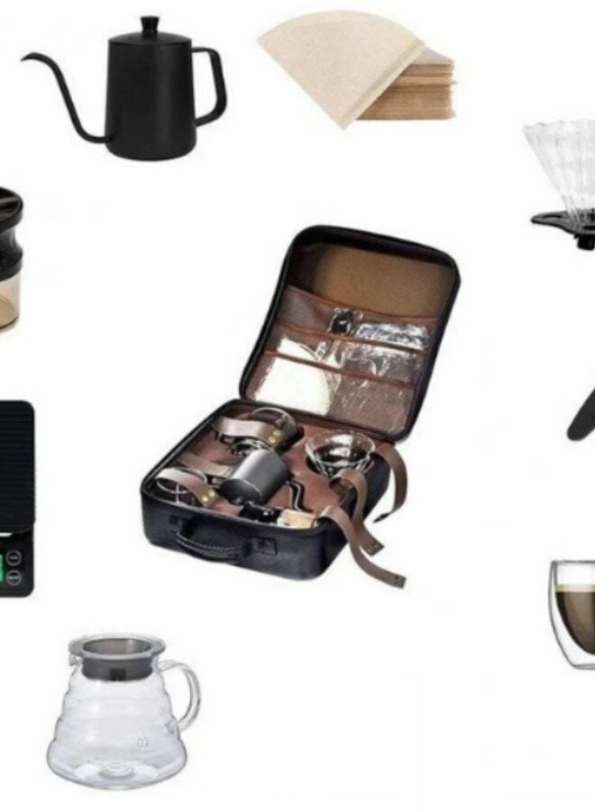 Denx Set 12 Piece Coffee Drip Set With Tool Case - Image 3