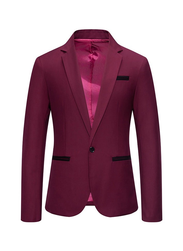 New Slim Fit Business Casual Fashionable Suit Jacket - pzsku/Z1D986945206823F86486Z/45/1741335226/82e1389e-9966-4d8e-9582-57247fbee018