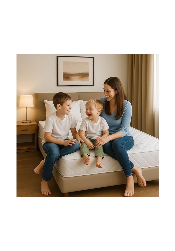 Home Com Medicated Orthopedic Mattress with Breathable Quilted Cover - Full Size (L190 x W140 cm) - Image 5
