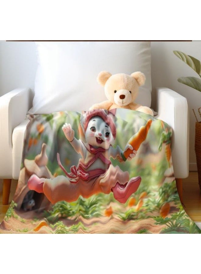 general Children's or student cartoon flannel thin blanket (warm and comfortable, suitable for sleep, games) 100cm*150cm - 133 - Image 5