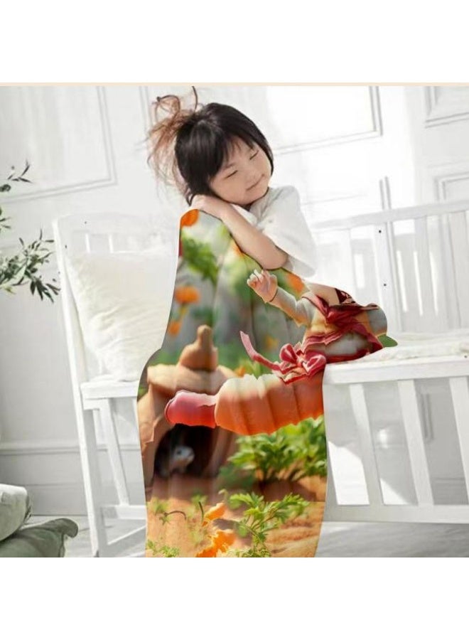 general Children's or student cartoon flannel thin blanket (warm and comfortable, suitable for sleep, games) 100cm*150cm - 133 - Image 3