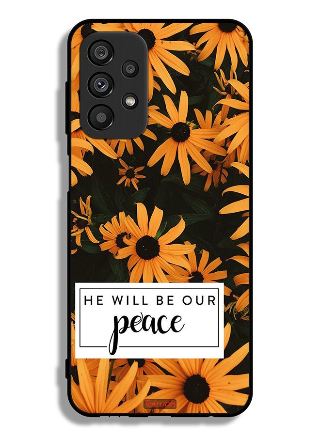 Tolwak Samsung Galaxy A23 5G Protective Case Cover He Will Be Our Peace - Image 1