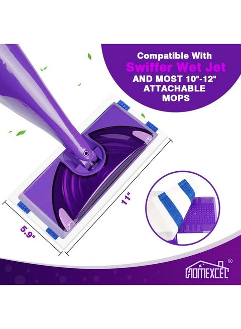 HOMEXCEL Multi-Layer Dry Floor Mop Pads Compatible with Swiffer WetJet-All Purpose Multi Surface Floor Cleaner Spray Mop Pads Refills for Hardwood Floor,16 Count