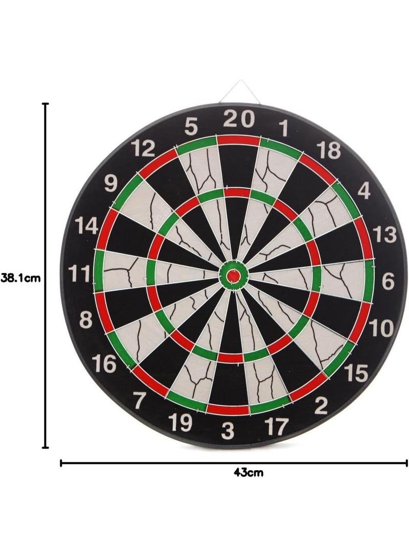 Jorex JOEREX 17 Inch Flocking Dartboard JD6081 – Premium Bristle Style Dart Board for Home, Club & Recreational Use - Image 2