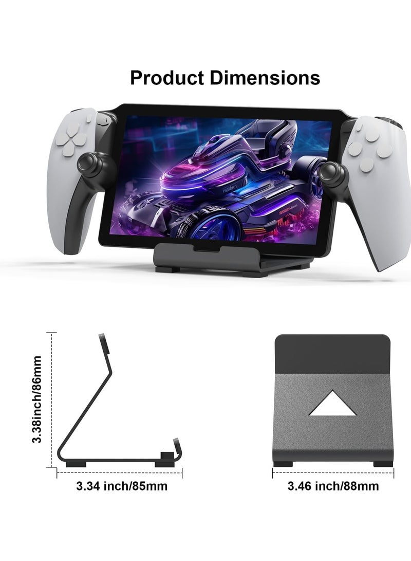 general Aluminum alloy stand, compatible with PS5 Portal controllers and mobile devices - Non-slip desktop stand for PlayStation Portal, Switch, and phones - Image 5