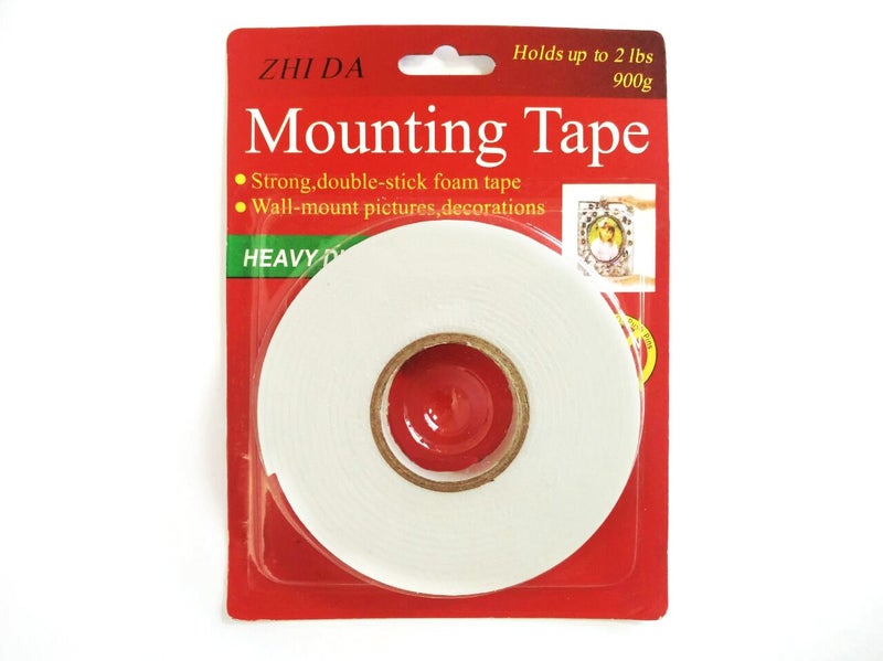 ZHIDA Heavy Duty Mounting Tape - Strong Double-Stick Foam Tape for Wall-Mounting Pictures and Decorations