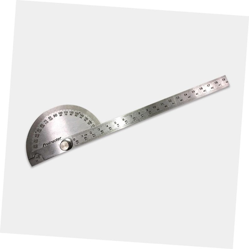 Stainless Steel Angle Gauge Protractor Ruler For Woodworking Carpentry And Drawing - Image 4