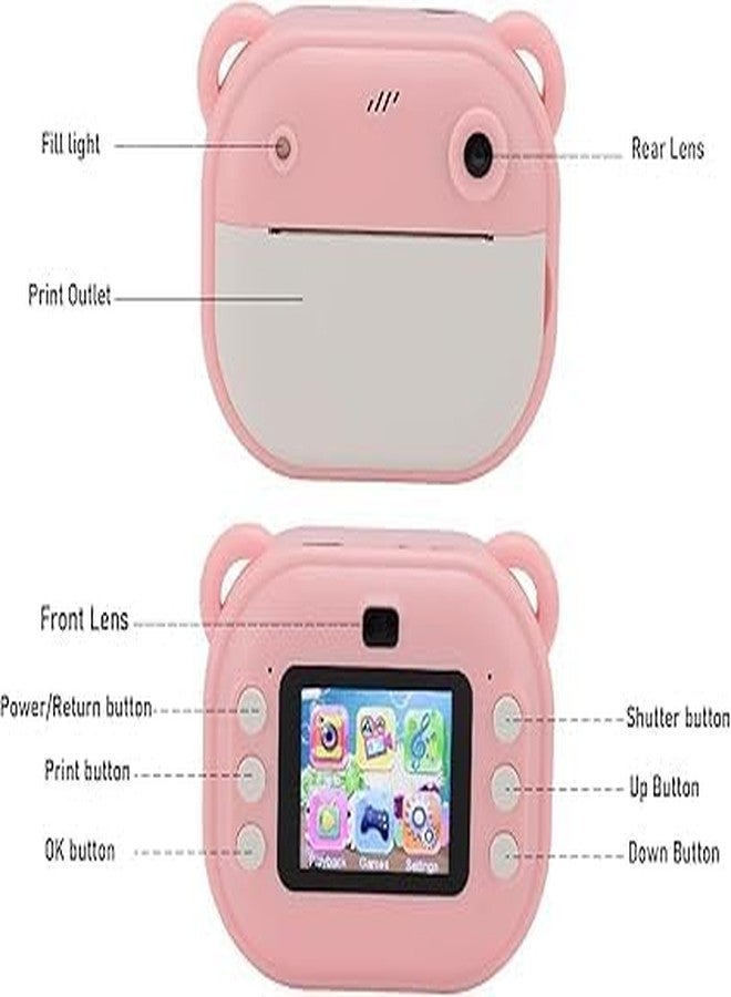 PlayPulse Print Digital Camera High-Resolution Digital Imaging, Compact and Portable Design, Kids Instant Print Camera Perfect for Kids (Multi-Colour) - Image 5