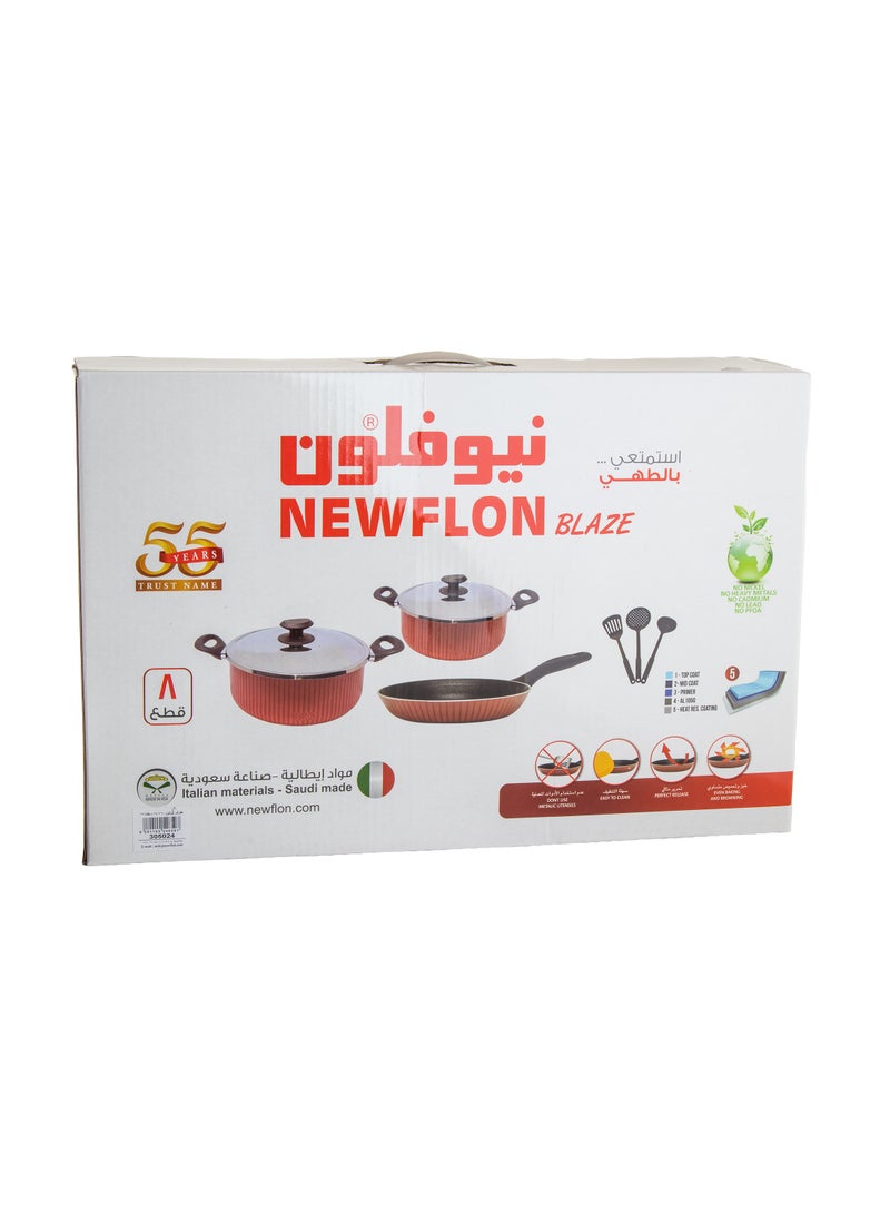 Newflon Cookware Set 8 Pieces - Image 4