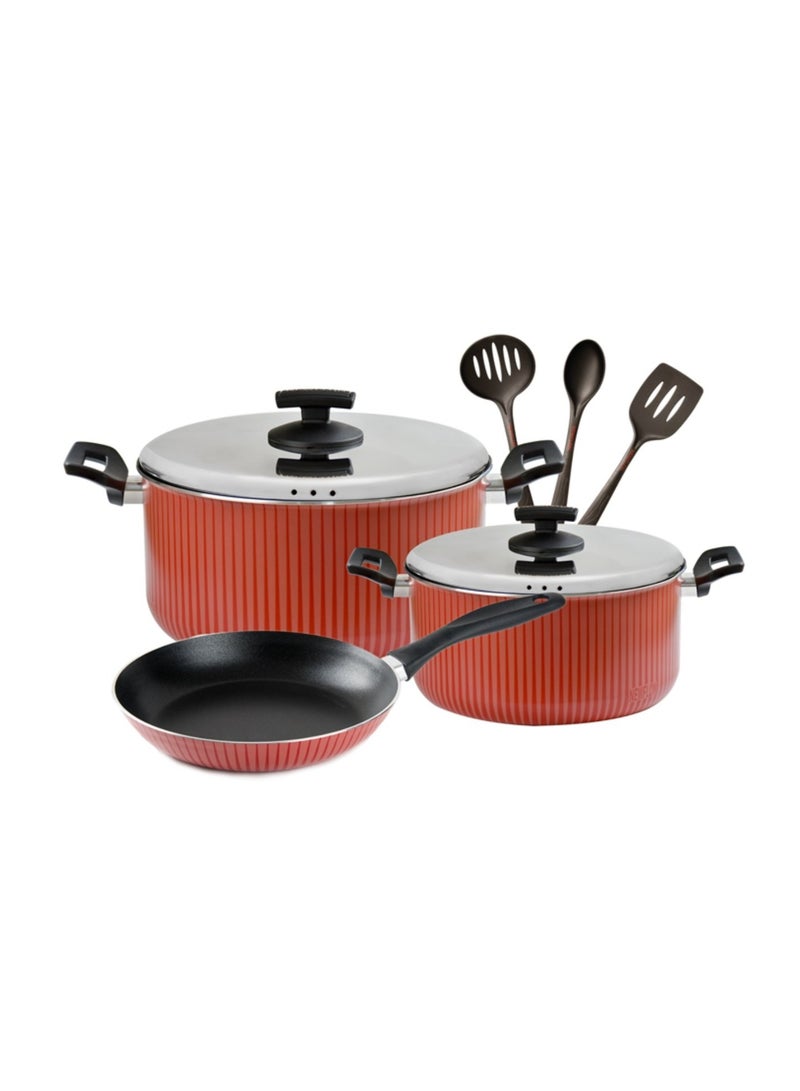 Newflon Cookware Set 8 Pieces - Image 1