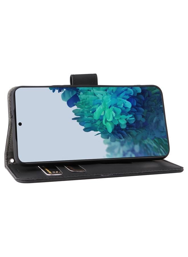 S-TOP Case For Samsung Galaxy S22 5G Skin Feel Magnetic Buckle Calf Texture PU Phone Case - Image 5