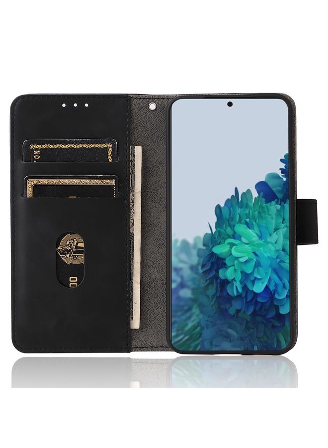 S-TOP Case For Samsung Galaxy S22 5G Skin Feel Magnetic Buckle Calf Texture PU Phone Case - Image 4