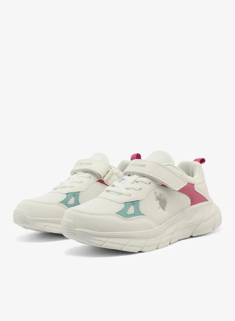 U.S. Polo Assn. 6P PULAS JR GLB 6FX GIRL OD_WHITE Pulas Jr Kids Casual Shoes - White for Men | Best Price UAE
