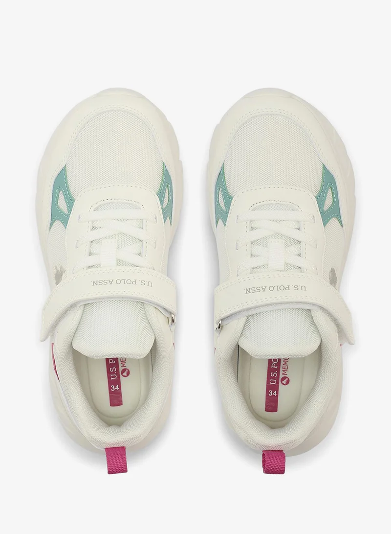 U.S. Polo Assn. 6P PULAS JR GLB 6FX GIRL OD_WHITE Pulas Jr Kids Casual Shoes - White for Men | Best Price UAE