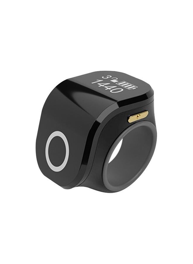 Zikr Ring Digital Tasbeeh Ring, Muslim Prayer with Vibration Reminder, Support Flip Screen Type-C Charging  - Image 1