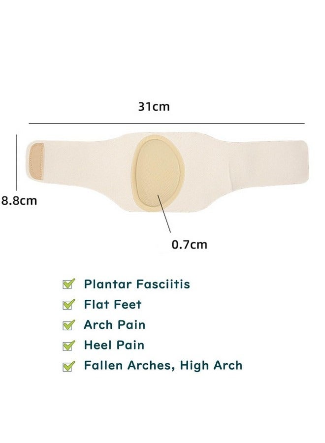 Beauenty Arch Support Sleeves - Upgrade Adjustable Orthotic Wrap Compression Arch Support Brace with Gel Pad for Flat Feet & Plantar Fasciitis Pain Relief - Unisex - 1 Pair - Image 4