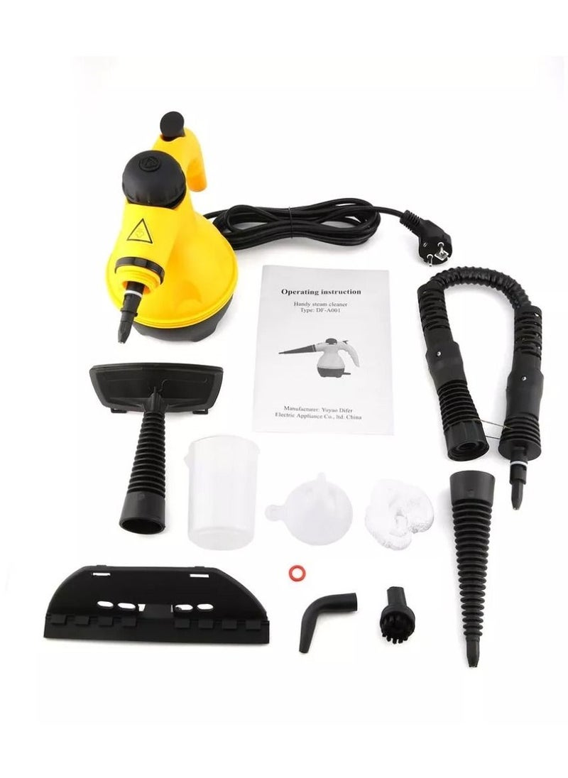 DubaiGallery 220V Multifunctional Electric Steam Cleaner High Temperature Handheld Steamer Household Cleaning Brush 1000W  - Image 3