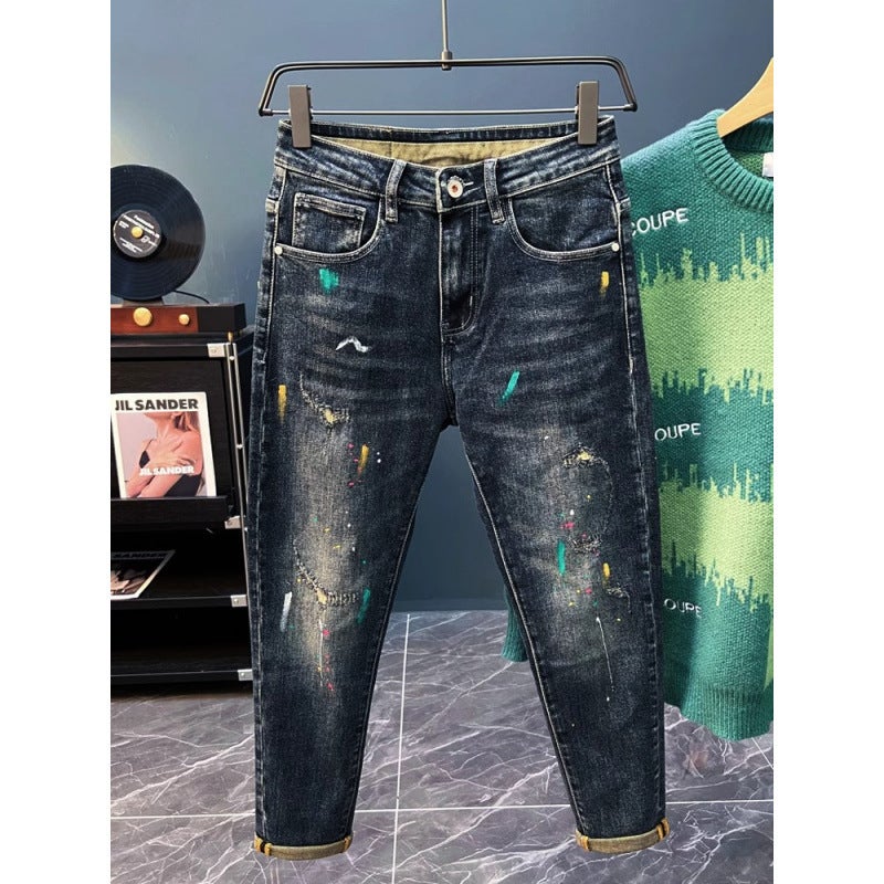 Unisex Classic Denim Jeans Loose Fit Daily Outdoor Wear - Image 2