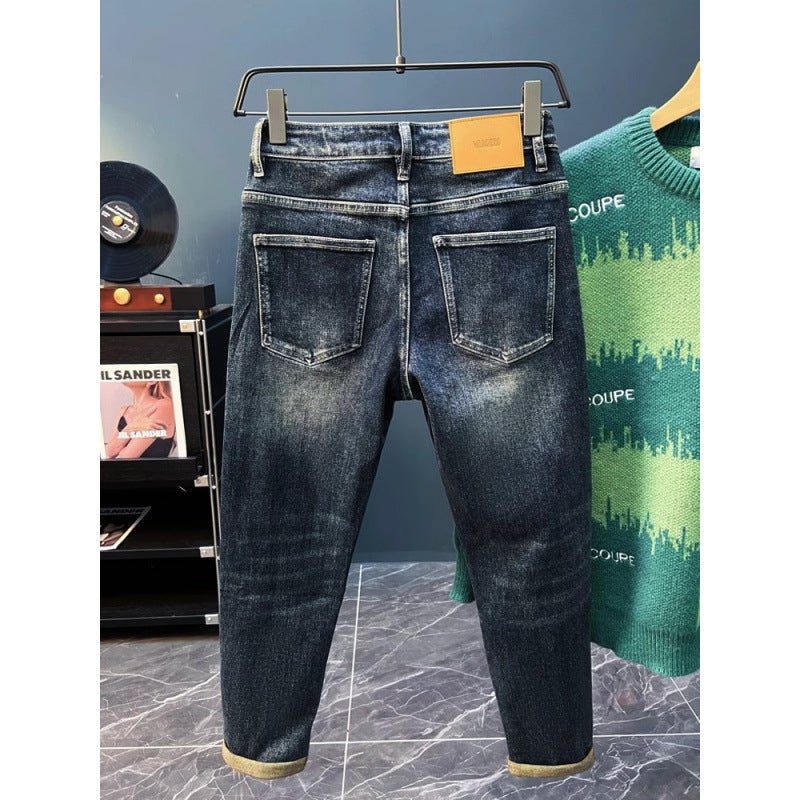 Unisex Classic Denim Jeans Loose Fit Daily Outdoor Wear - Image 3