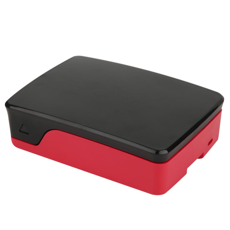 ABS Case Protective Shell Snap In Slot Accurate Hole Corrosion Resistance for Raspberry Pi 4B(Black Red ) - Image 5