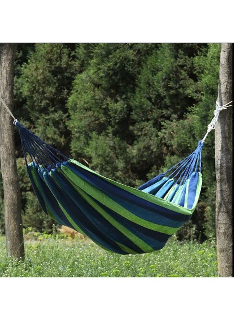 NAFEH Camping Hammock Big Size Portable Outdoor Garden Hiking Travel Camping Canvas Sturdy and Comfortable Double for 2 Person - Image 1