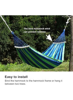 NAFEH Camping Hammock Big Size Portable Outdoor Garden Hiking Travel Camping Canvas Sturdy and Comfortable Double for 2 Person  - Image 2
