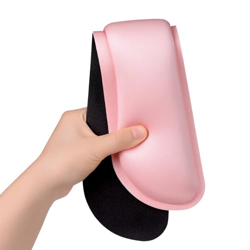 Dapesuom Enlarge Keyboard Wrist Rest, Memory Foam Keyboard Wrist Cushion for Computer Desk Mats Support, Typing Pain Relief Ergonomic Mouse Pad Rests with Non-Slip Base for Gaming, Laptop, Rose Pink - Image 3