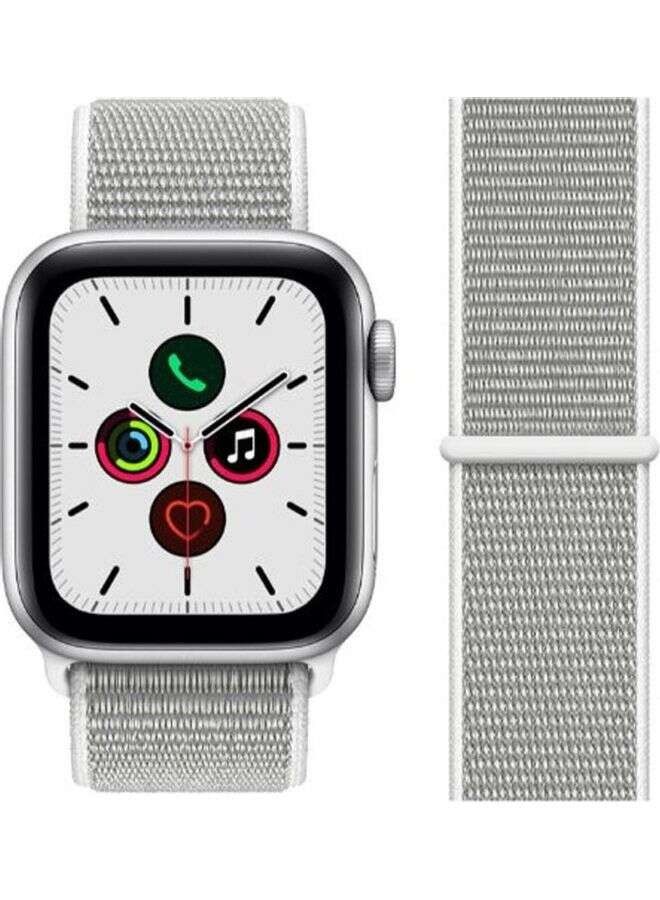 Replacement Strap Watchband For Apple Watch Series 5/6/7 42/44/45mm Silver/Grey - Image 2