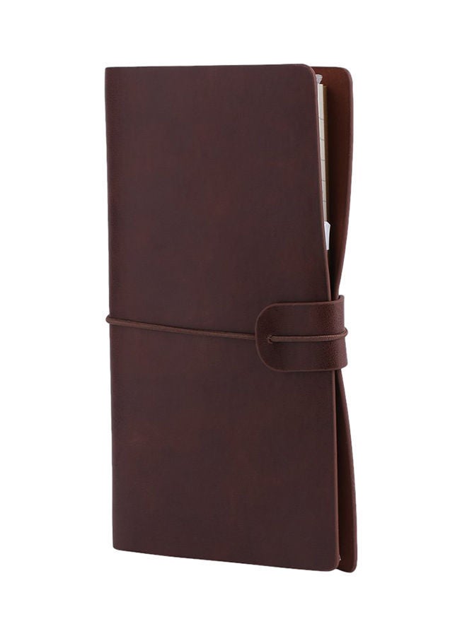 نيبمينينت دفتر يوميات محمول مناسب للسفر يحتوي على 114 ورقة بني غامق - Image 2