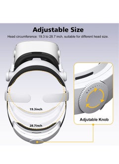 Y&D Head Strap for Oculus Quest 2, Comfort Elite Replacement Reduce Face ​Pressure, Enhanced Support in VR, Lightweight & Adjustable Accessories Meta/Oculus Quest2  - Image 5