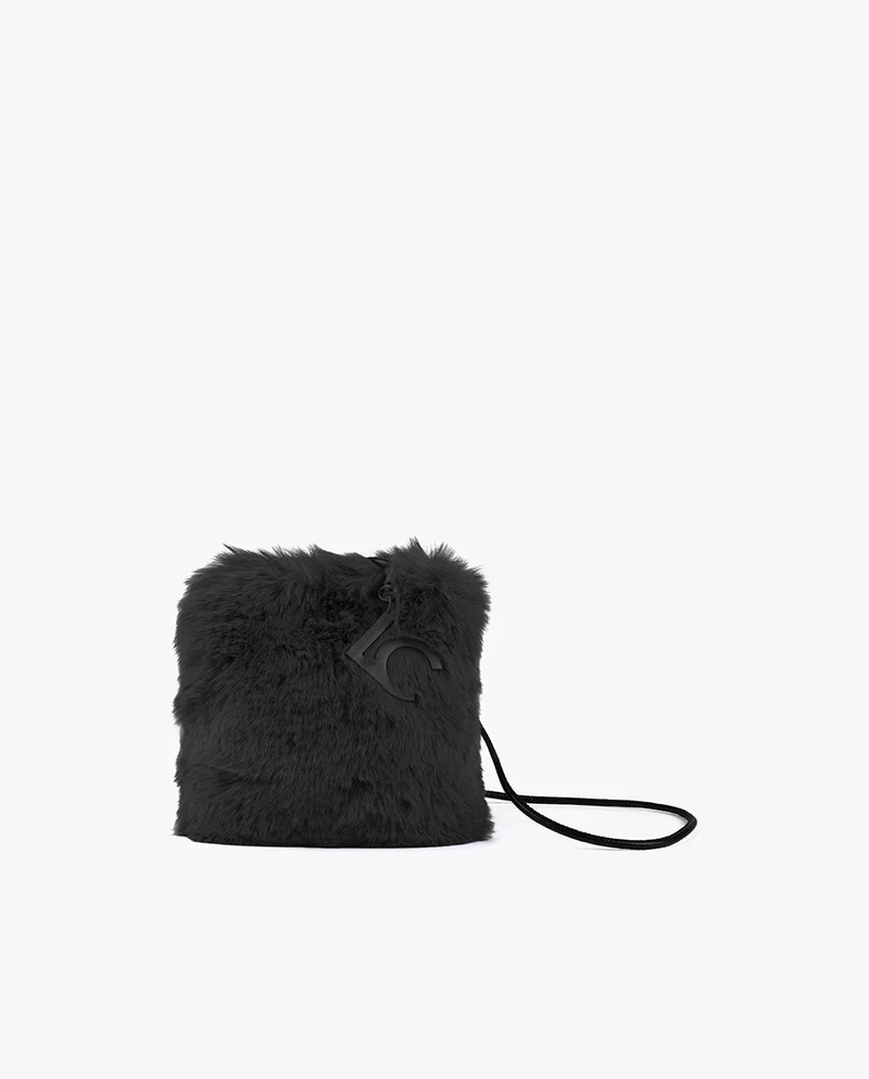 Lola Casademunt Faux fur crossbody bag