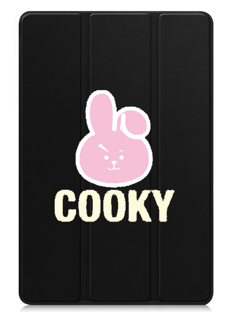 Theodor Protective Flip Case For Lenovo Xiaoxin Pad (2024) With Trifold Stand Auto Wake Sleep Shockproof Cover Cooky - Image 1