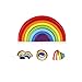 Coogam Wooden Rainbow Stacker Nesting Puzzle Blocks  Tunnel Stacking Game Building Creative Color Shape Matching Jigsaw Learning Toy Set Board Early Development for Kids Boy Girl - Image 2
