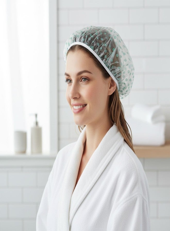 MiDazzle Reusable Shower Caps | Waterproof, Elastic Hair Caps for Spa, Hotel, Travel & Home Use (color may vary, Free Size) Pack of 1 - Image 4
