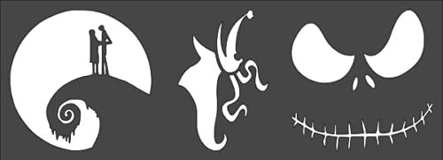 3x8 Nightmare Before Christmas Stencil Painting  Small  Large Wood Stencils for Home Decor by BSHOPAMZ