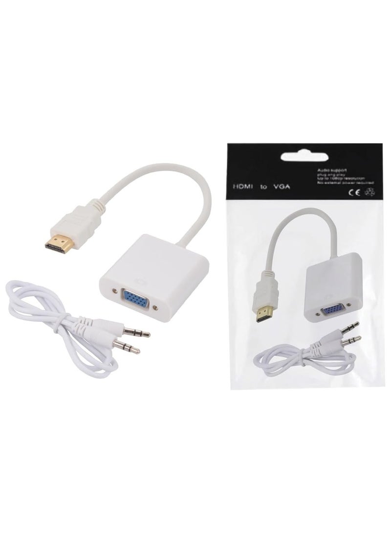 كابل محول HDMI الى VGA مع مخرج صوت
