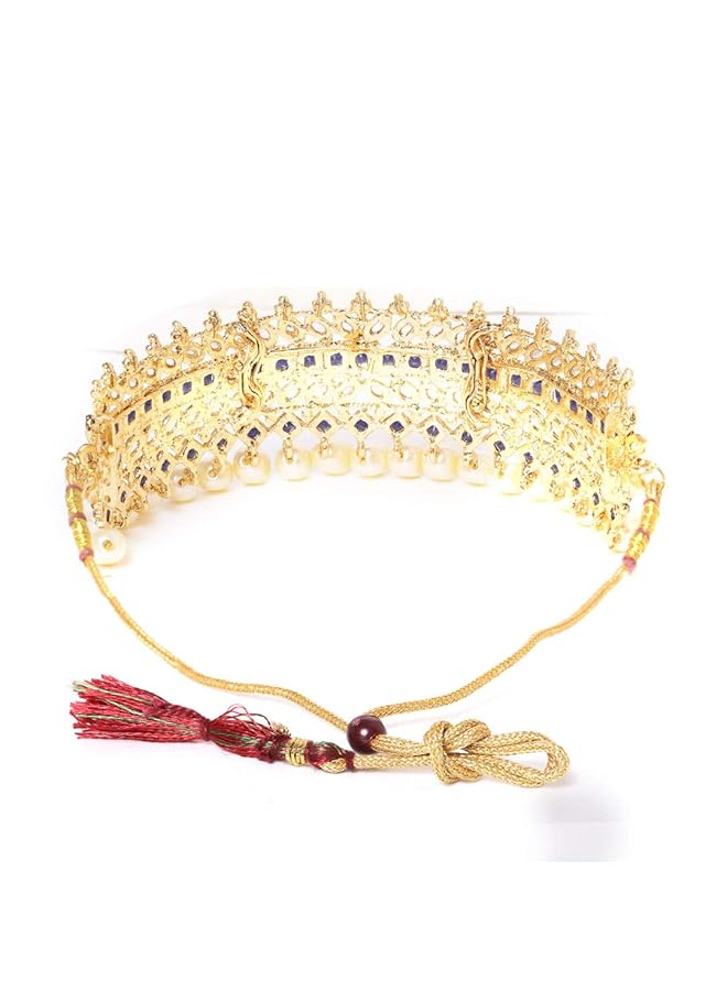 erorex Choker Jewelery Set For Women Golden Zpfk9577 - Image 3