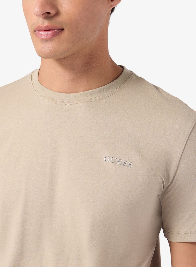 GUESS Marzio Crew Neck Short Sleeve T-Shirt - Image 3