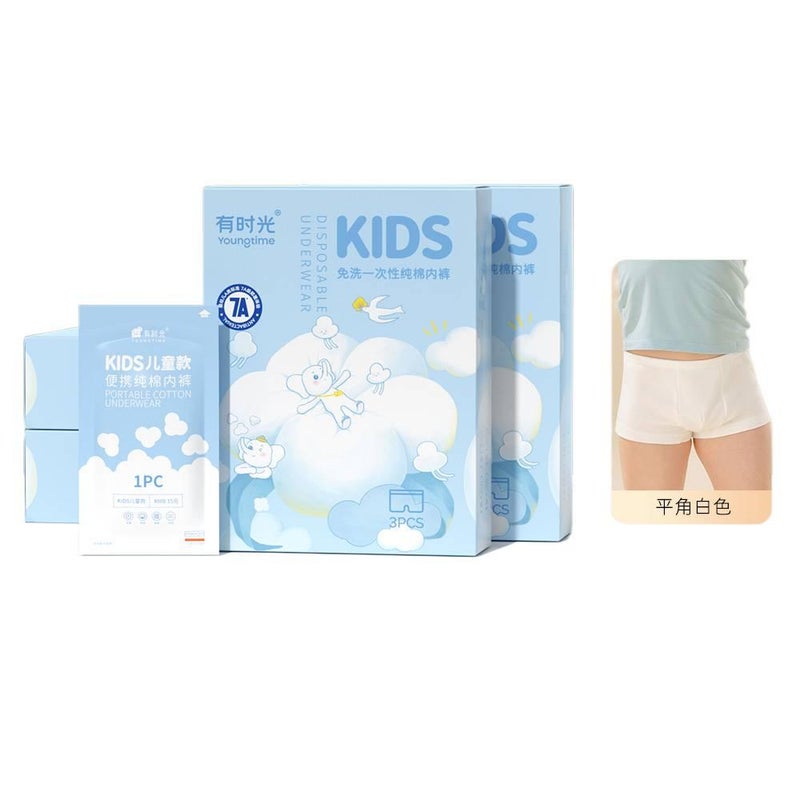 SK 12 Pack Disposable Underwear Women No-Wash Travel Cotton Size M - Image 1