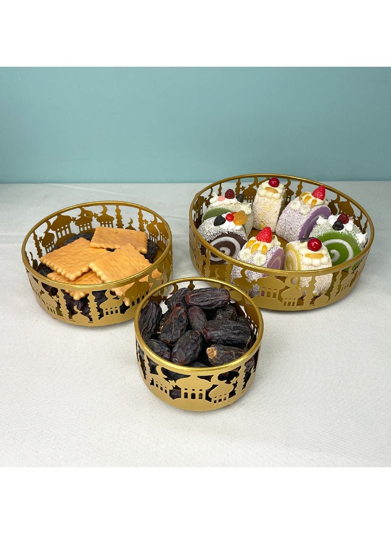 Y&D Eid Mubarak Party Serving Tray 3 Pcs  - Image 2