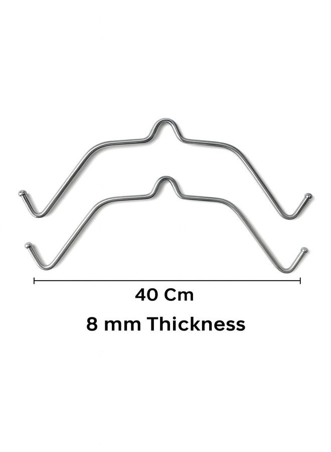 MYSACART Stainless Steel Baby Cradle Safety Hanger Rod Swing Jhula Ghodiyu Pangra (Pack of 2) - Image 3