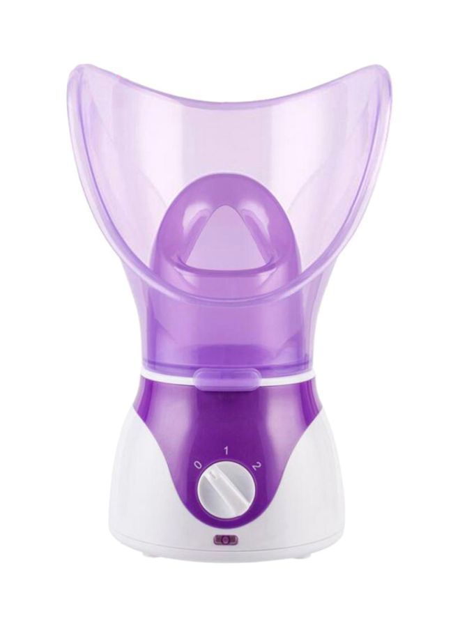 NIBEMINENT Moisturizing Facial Steamer Purple/White 18.6x26.7x16.6cm - Image 1