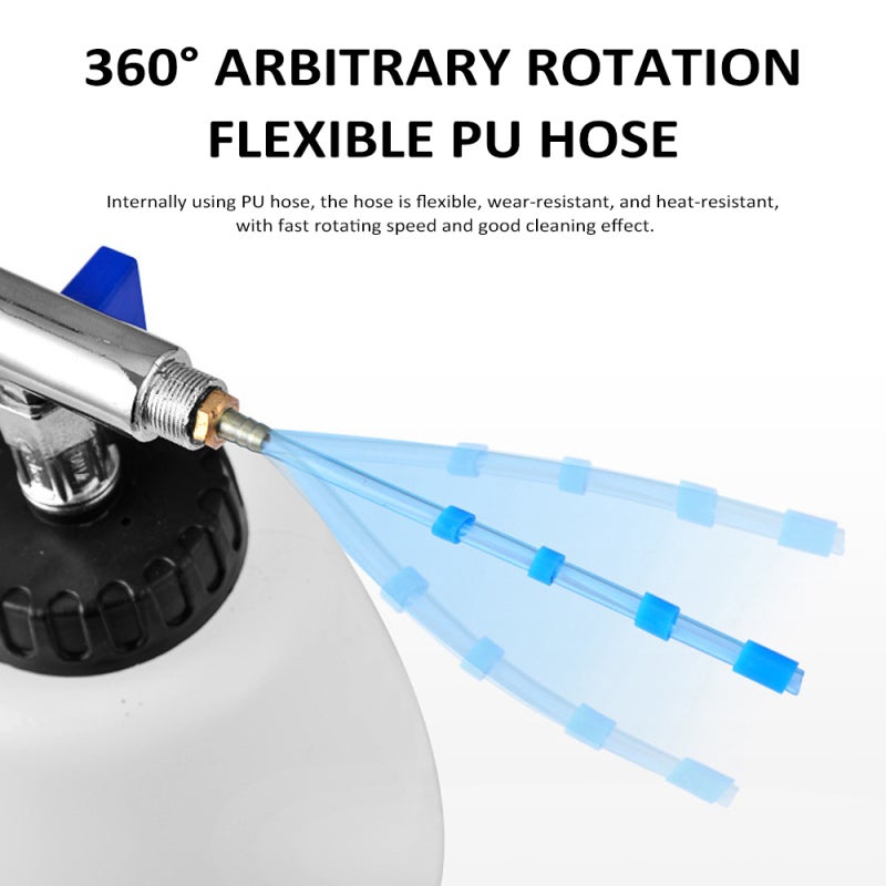 Car Cleaning, High Pressure Car Detailing Wash with 1L Foam Bottle Portable Tornado Cleaning for Car Doors, Seats, Carpets - Image 4