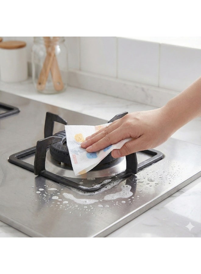 Washable Kitchen Wipes 15×20 cm – 500 Sheets for Cleaning Stove Tops, Countertops, and Grease – Multi-Purpose Reusable Wipes for Kitchen and Home - Image 4