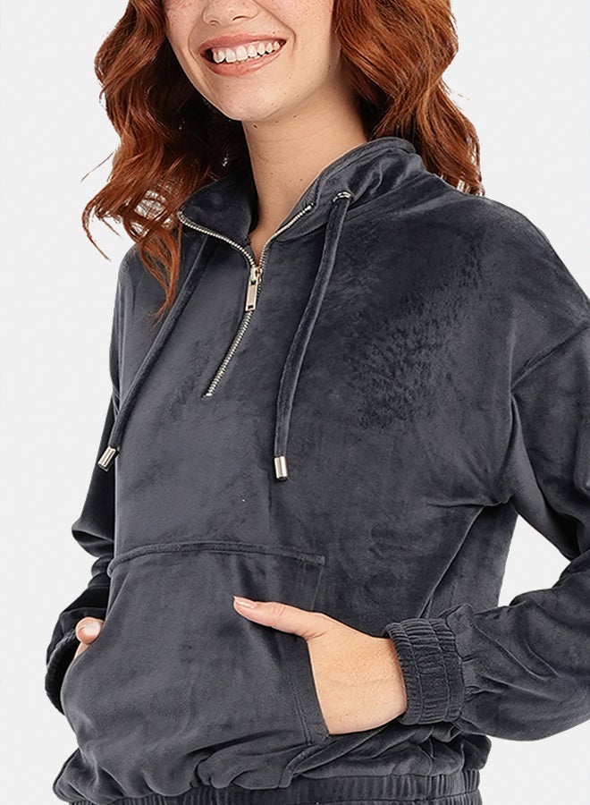 Carina Pyjama Set with Half Zip Closure - Image 3